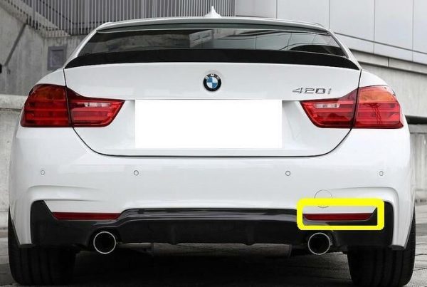 BMW NEW GENUINE 4 SERIES M SPORT REAR BUMPER RIGHT O/S REFLECTOR 63147847234 - Image 2