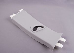 BMW NEW GENUINE 3 E90 E91 05-12 GREY O/S RIGHT CENTER B-PILLAR TRIM 51437124786