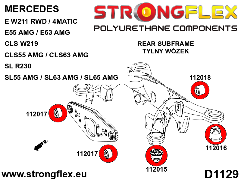 112017A: Rear differential – front bush SPORT - Image 2