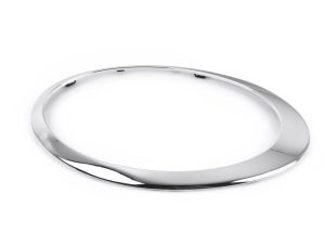 NEW GENUINE MINI CLUBMAN F54 FRONT LIGHT CHROME TRIM SURROUND LEFT N/S 51137351371