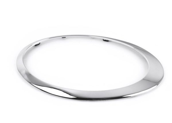 NEW GENUINE MINI CLUBMAN F54 FRONT LIGHT CHROME TRIM SURROUND LEFT N/S 51137351371