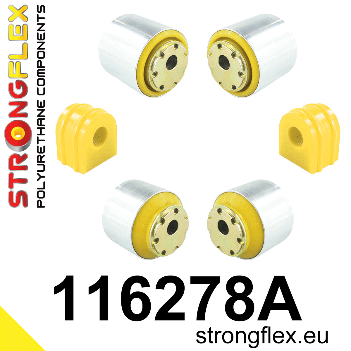 116278A: Front suspension bush kit SPORT