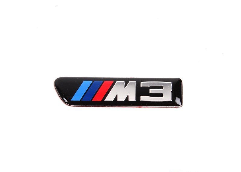 NEW GENUINE BMW 3 E90 E92 E93 M3 FENDER GRILLE EMBLEM BADGE LEFT N/S 51138042227 - Image 3