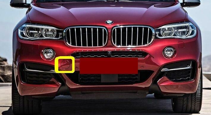 BMW NEW GENUINE X6 SERIES F16 FRONT M SPORT BUMPER TOW HOOK EYE COVER 51118065933 - Image 2