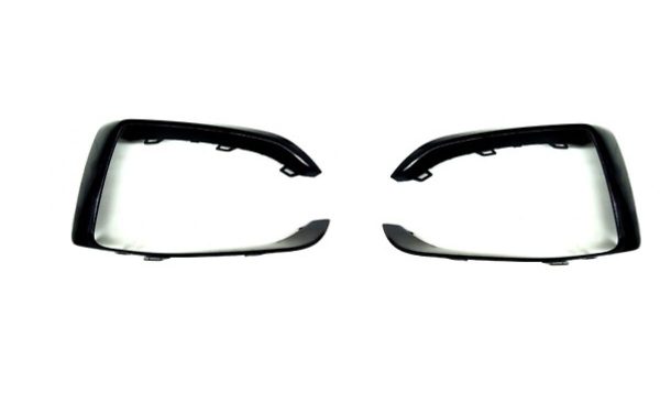 NEW GENUINE BMW 1 SERIES F40 SPORT LINE FRONT BUMPER SIDE GRILL TRIM SET BLACK 51117475993+51117475994