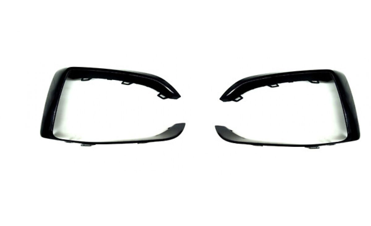 NEW GENUINE BMW 1 SERIES F40 SPORT LINE FRONT BUMPER SIDE GRILL TRIM SET BLACK 51117475993+51117475994