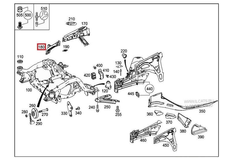NEW GENUINE MERCEDES-BENZ W166 A166 ML GLE STRING QUARTER LEFT N/S A1666200972 - Image 3