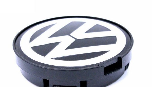 NEW GENUINE VOLKSWAGEN 55MM ALLOY WHEEL CHROME CENTRE HUBCAP 4PCS 6N0601171 - Image 4