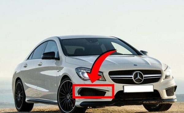 NEW GENUINE MERCEDES BENZ MB A CLASS W117 FRONT AMG BUMPER SIDE TRIM RIGHT O/S A1178851825 - Image 3