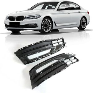 NEW GENUINE BMW 5 SERIES G30 FRONT BUMPER LOWER SIDE GRILL PAIR SET N/S + O/S