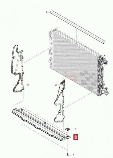 NEW GENUINE BENTLEY BENTAYGA 2015 - 2020 FRONT INTERCOOLER AIR DUCT 36A121333 - Image 3