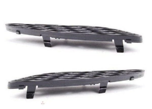 NEW GENUINE MERCEDES BENZ W211 FRONT BUMPER LOWER GRILL COVER PAIR SET N/S + O/S - Image 4