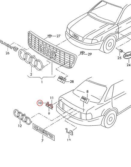NEW GENUINE AUDI A4 BLACK EDITION REAR BADGE EMBLEM STICKER LOGO 8W0853741T94 - Image 2