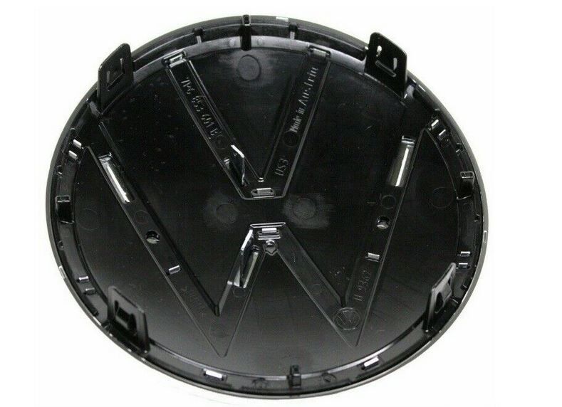 NEW GENUINE VOLKSWAGEN TOUAREG 18 - 19 VW HIGH CHROME-BLACK EMBLEM 760853601AJZA - Image 2