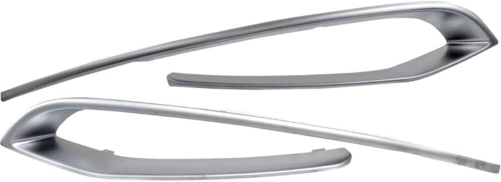 NEW GENUINE BMW 5 SER F10 F11 LCI M SPORT FRONT BUMPER FOG LIGHT TRIM PAIR SET