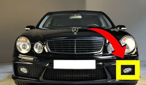 NEW GENUINE MERCEDES BENZ CLK W209 E-CLASS W211 SL W230 FRONT FOG LIGHT LEFT N/S A2308200356 - Image 2