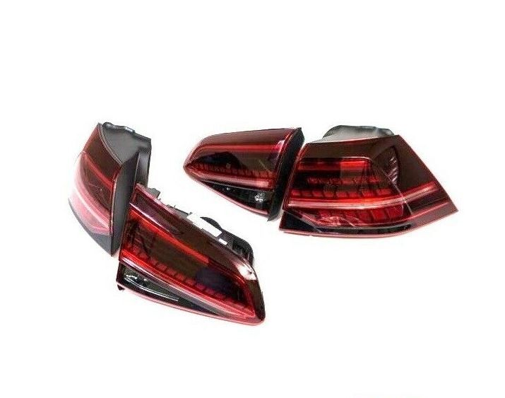 NEW GENUINE VOLKSWAGEN VW GOLF MK7 FACELIFT REAR LED RUNNING LIGHTS BLACK SET 5G1052200C - Image 3