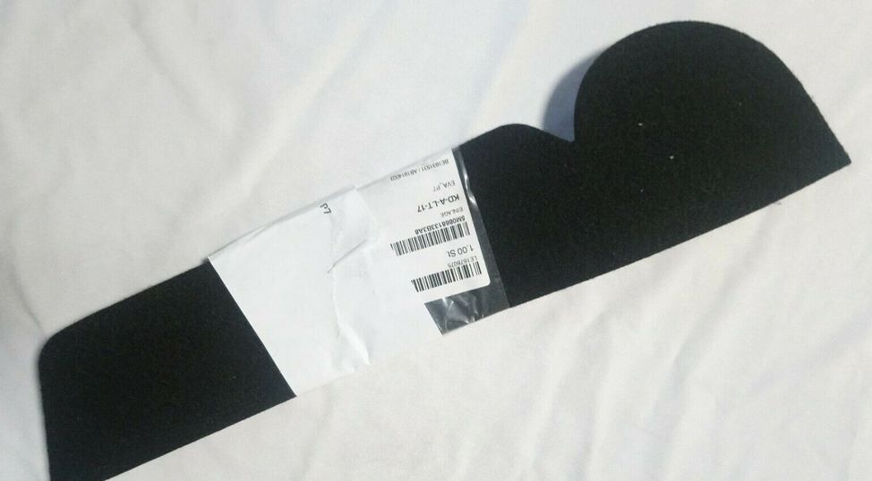 NEW GENUINE VW GOLF PLUS FRONT DOOR LEFT INSERT STOWAGE COMPARTMENT FELT STRIP 5M0868133B3A8 - Image 2