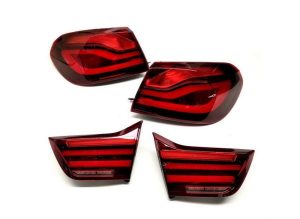 NEW GENUINE BMW F82 LCI LED REAR EU TAIL LIGHTS RETROFIT BLACK LINE WITH WIRING