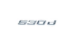 BMW NEW GENUINE 5 SERIES REAR TRUNK 530D EMBLEM LETTERING BADGE 51147418518