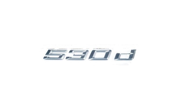 BMW NEW GENUINE 5 SERIES REAR TRUNK 530D EMBLEM LETTERING BADGE 51147418518