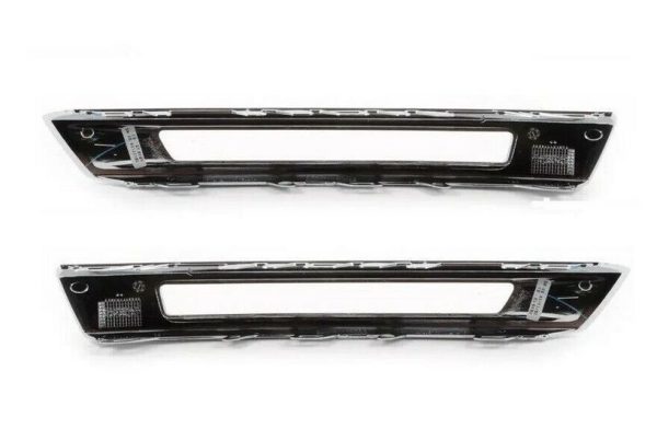 NEW GENUINE MERCEDES BENZ GLS X166 AMG FRONT LOWER BUMPER MOULDING COVER SET - Image 3