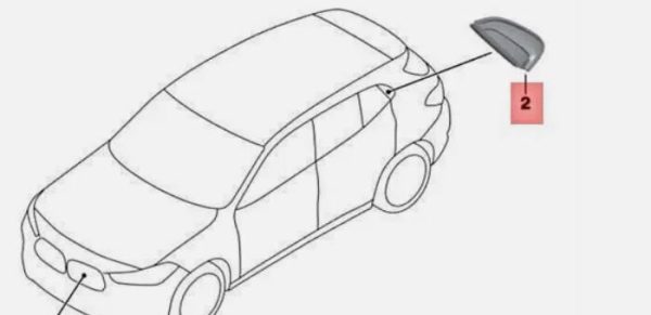 NEW GENUINE BMW X2 F39 REAR COVER COLUMN C LEFT N/S 51137428121 - Image 2