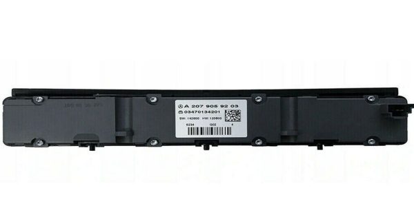 NEW GENUINE MERCEDES-BENZ E CONVERTIBLE C207 UPPER PANEL CONTROL SWITCH BLOCK A2079059203 - Image 2