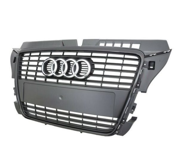 NEW GENUINE AUDI A3 8P 2008 - 2012 FRONT BUMPER GRILL BLACK 8P0853651Q VMZ - Image 2