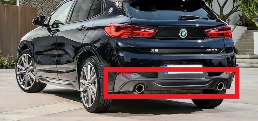 NEW GENUINE BMW X2 F39 REAR M SPORT BUMPER DIFFUSER 51128090074