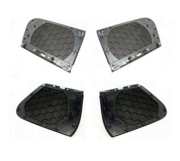 NEW GENUINE VOLKSWAGEN VW CC FRONT REAR DOOR DYNAUDIO SPEAKER COVER BLACK SET - Image 3