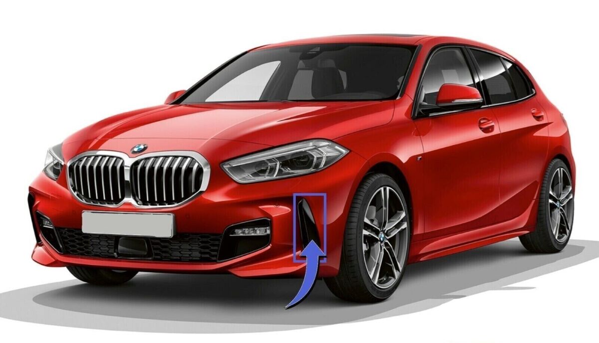 NEW GENUINE BMW 1 SERIES F40 M SPORT FRONT BUMPER SIDE TRIM GRILLE LEFT N/S 51118075625 - Image 4