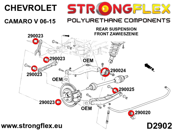 290023A: Rear suspension bush SPORT - Image 2