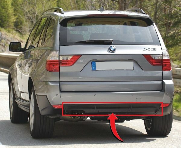 NEW GENUINE BMW X3 SERIES E83 REAR BUMPER COVER BOTTOM 51123416235 - Image 2