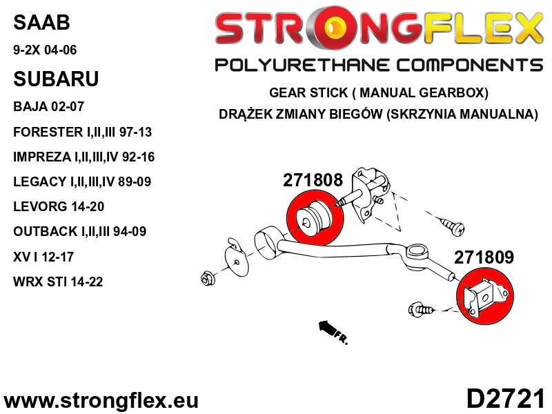 271808B: Shift lever stabilizer bush - Image 2