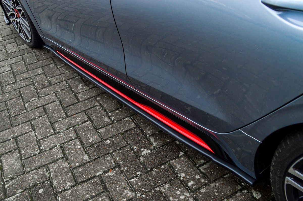 Performance Side skirts addons / Blades / diffusers / sill covers For Kia Pro Ceed GT. GT Line 2018- - Image 2