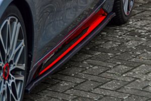 Black Gloss Performance Side skirts addons / Blades / diffusers / sill covers ForKia Pro Ceed GT. GT Line 18-21