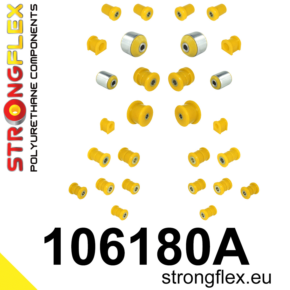 106180A: Full suspension bush kit SPORT