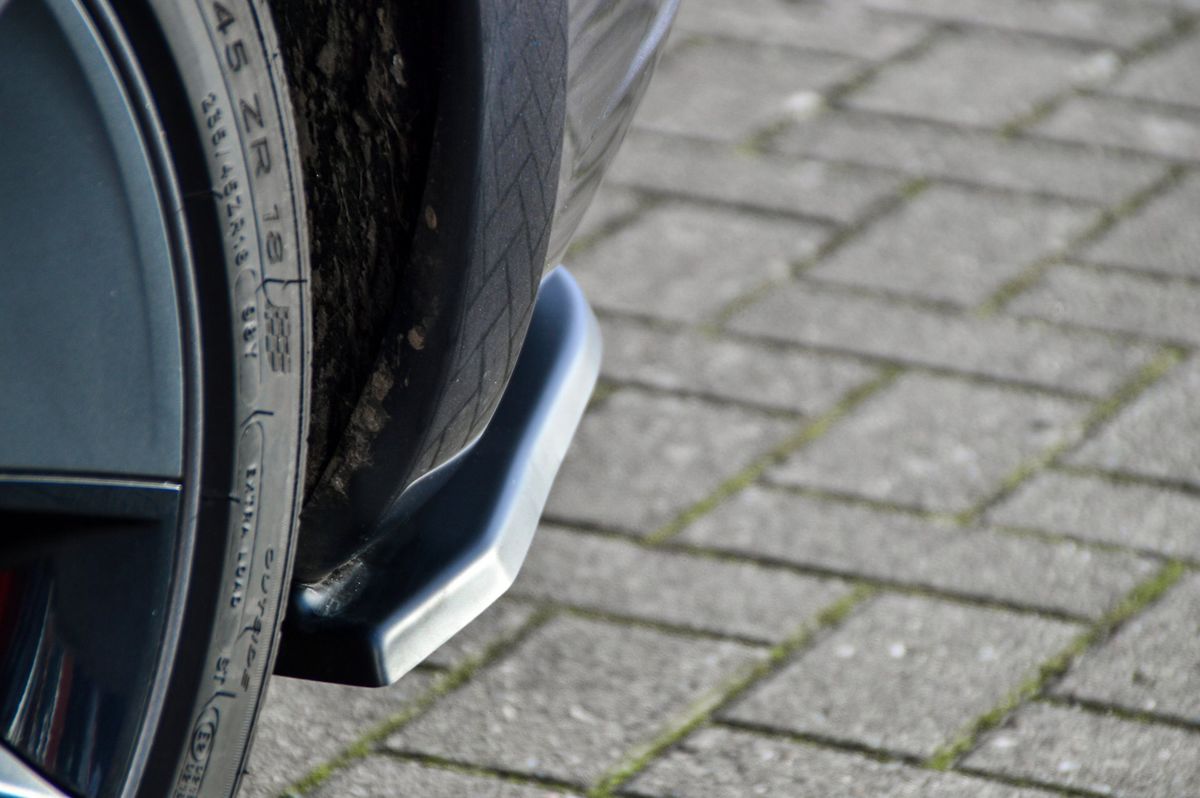 Black Gloss Performance Rear Bumper Side Flaps / Splitters For Tesla Model 3 + Performance 2017+