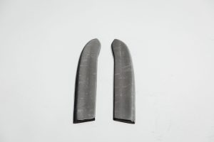 Rear Bumper Forged Carbon Fibre side flaps spats For Audi RS6 4G C7