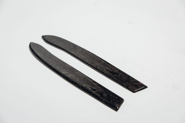 Rear Bumper Forged Carbon Fibre side flaps spats For Audi RS6 4G C7 - Image 3