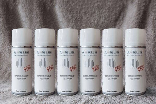 AESUB Scanning spray WHITE 400ml  6 can pack