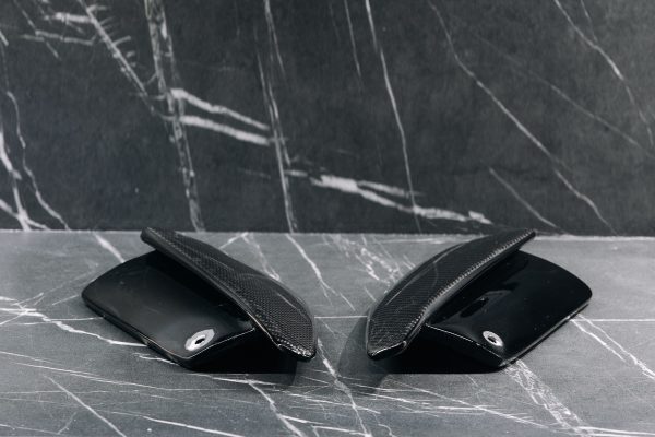 CARBON P-Performance Aero Rear bumper side flaps/ splitters for Porsche Taycan Cross Tourismo CT - Image 7