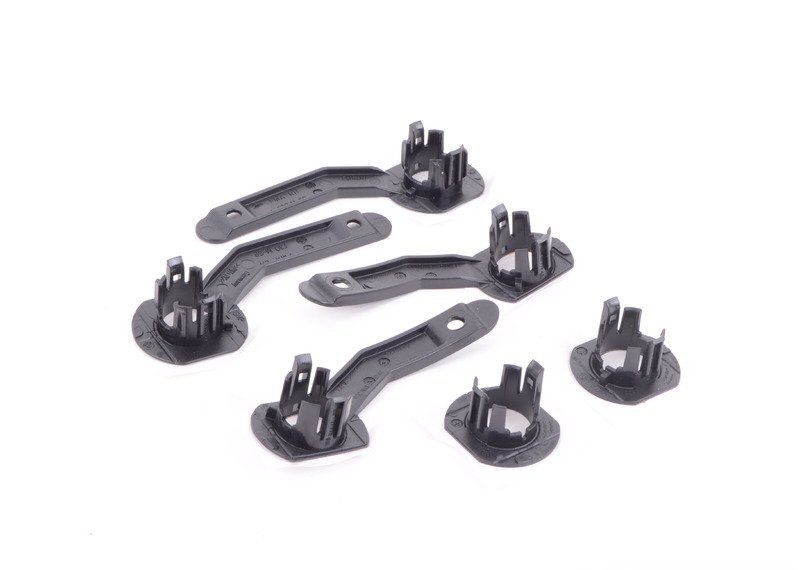 BMW NEW GENUINE 3 F30 12-17 REAR M SPORT BUMPER PDC SENSOR BRACKET SET OF FOUR 51128069815