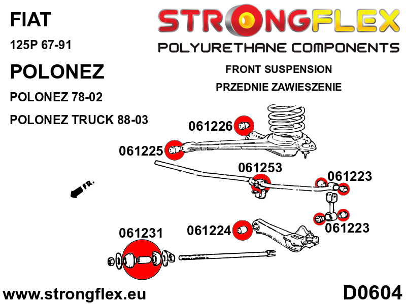 061231B: Front tie bar to chassis bush - Image 2