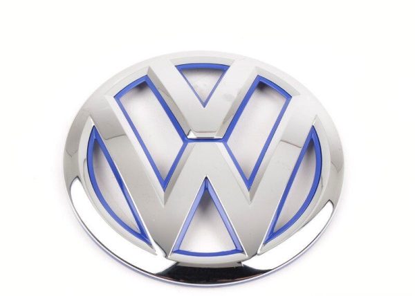 NEW GENUINE VW GOLF VII E-GOLF GRONT CENTER GRILL EMBLEM NAVY BLUE 5GE853600AFL - Image 3
