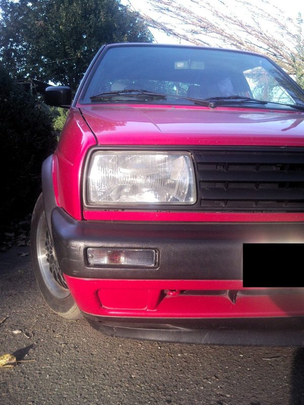 Black Smoked OE look Front bumper turn signals For VW GOLF 2 / Jetta MK2 - Wide/ Big bumper - Image 3