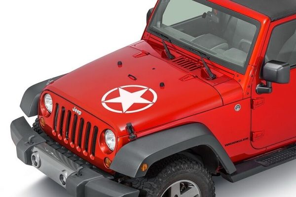 Sticker Star Universal suitable for Jeep Wrangler JK Truck or Other Cars White - Image 5