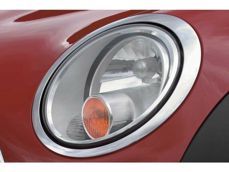 MINI NEW GENUINE R55 R56 R57 R58 R59 N/S LEFT CHROME HEADLIGHT TRIM RING 51137149905 - Image 2