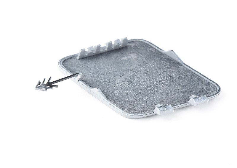 NEW GENUINE AUDI Q3 14-18 FRONT BUMPER TOW HOOK EYE COVER CAP PRIMED 8U0807241AGRU - Image 4